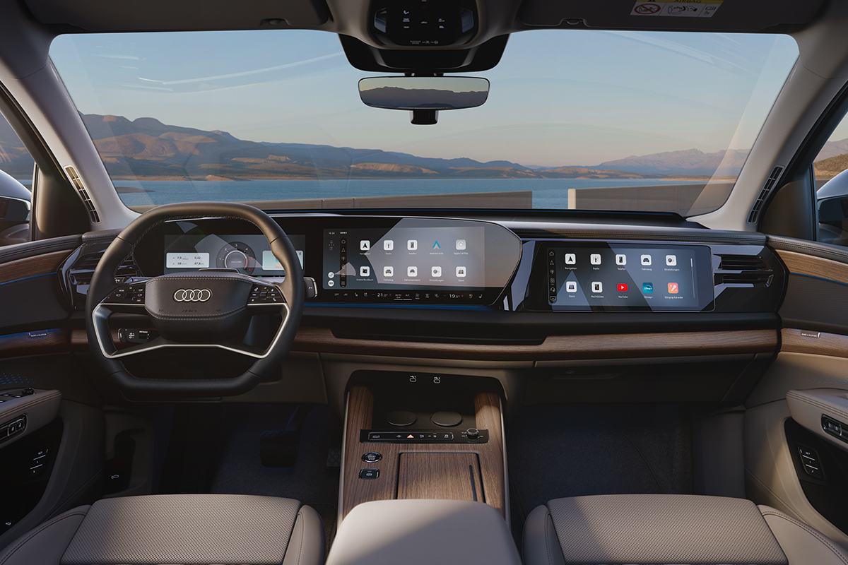 Infotainmentansicht des Audi Q7