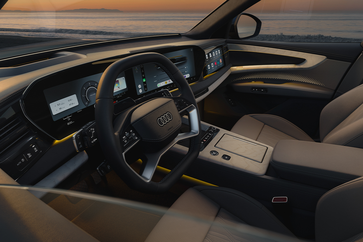 Infotainmentansicht des Audi Q9
