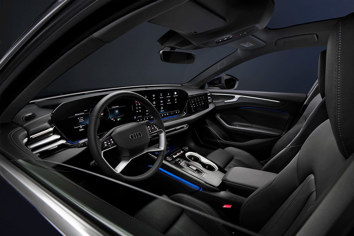 Innenansicht der neuen Audi A6 Limousine