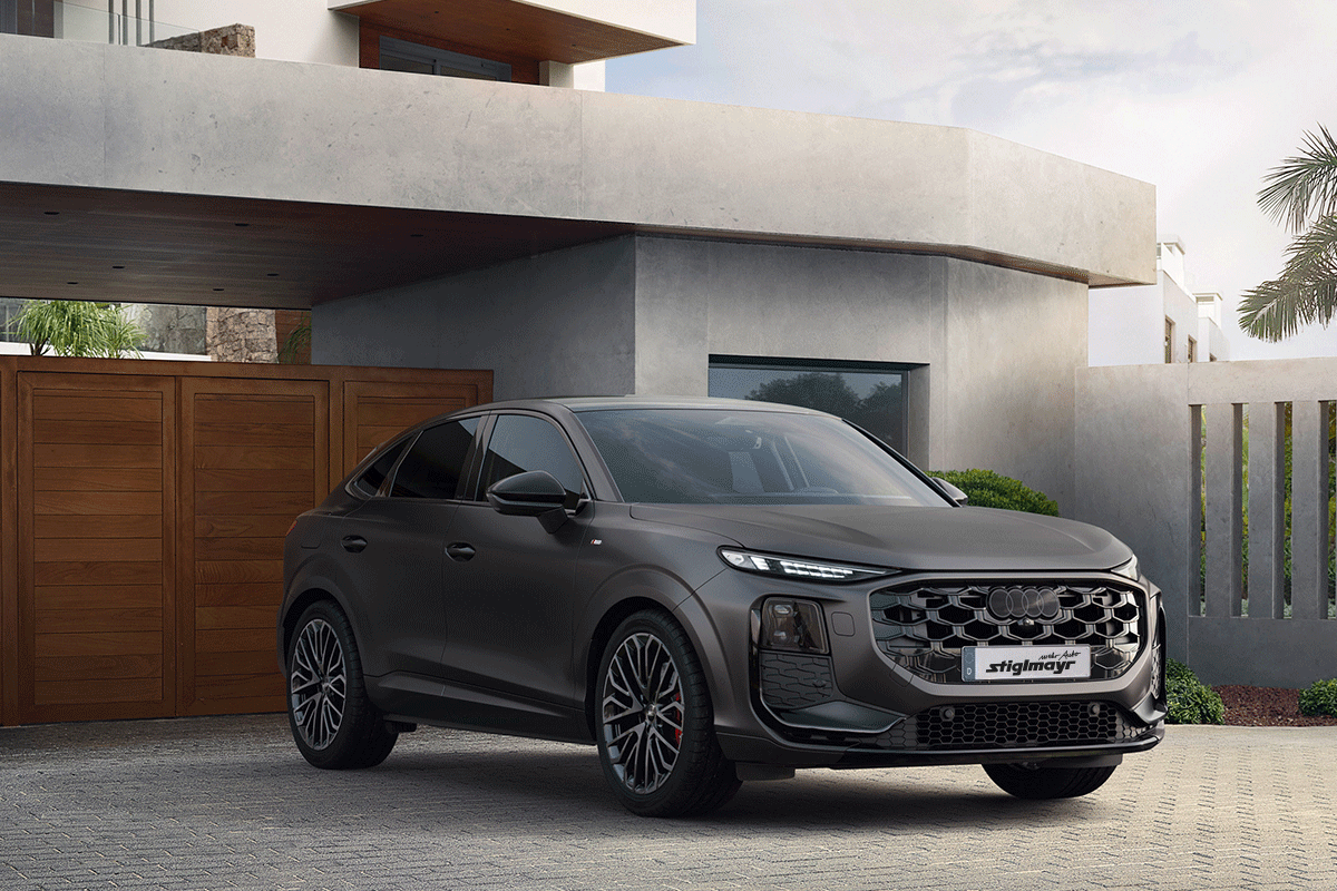 Seitenansicht des neuen Audi Q3 Sportback