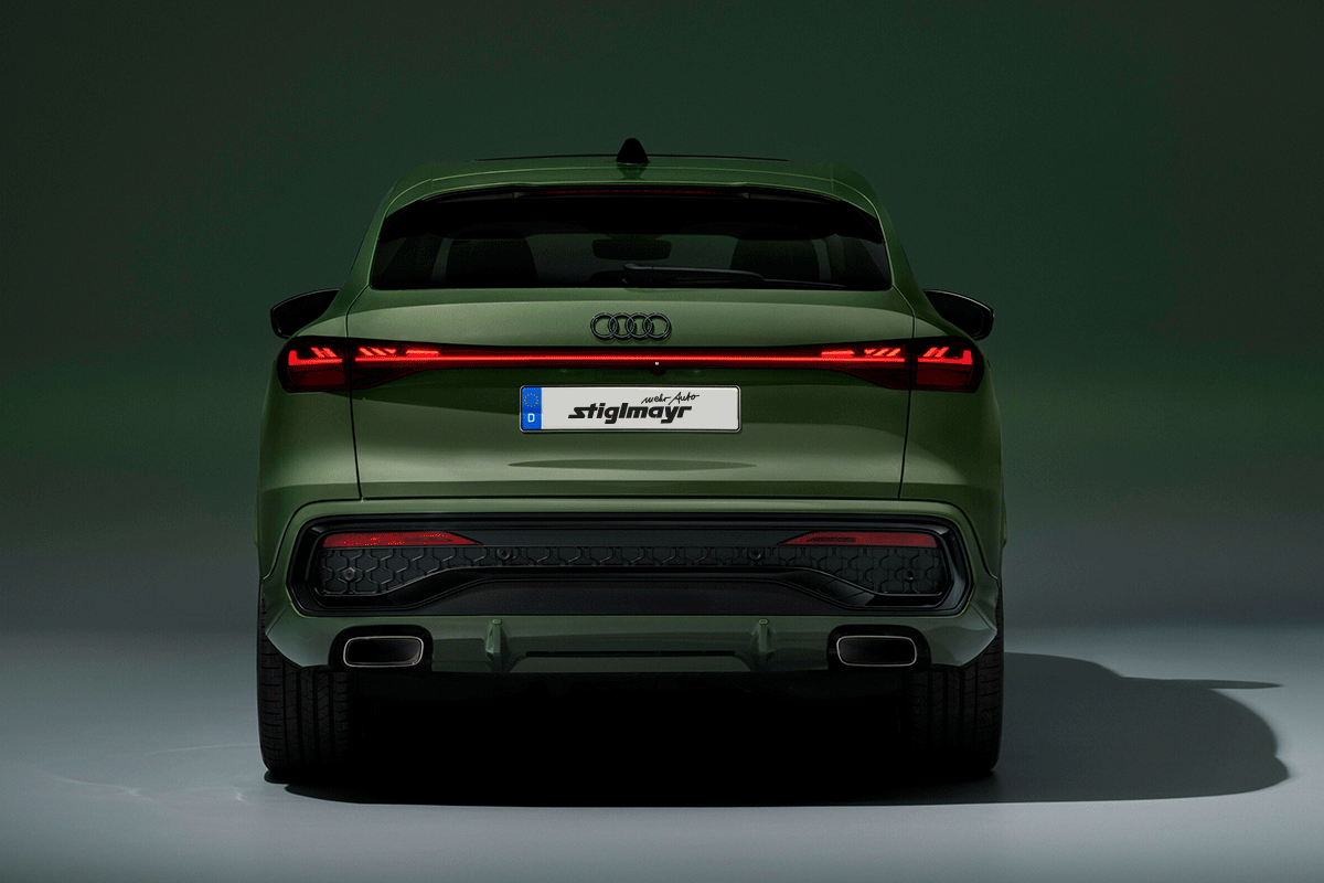 Heckansicht des neuen Audi Q5 Sportback