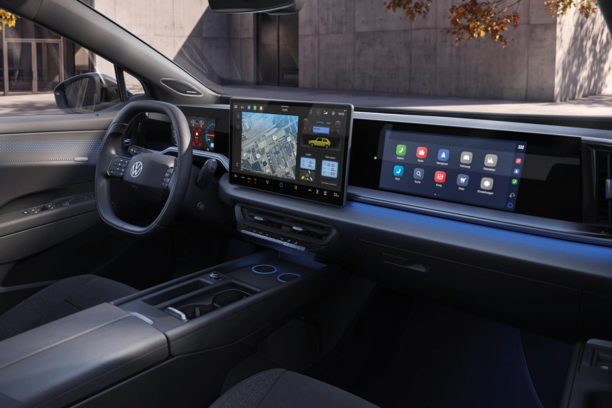Infotainmentansicht des ID. Tiguan