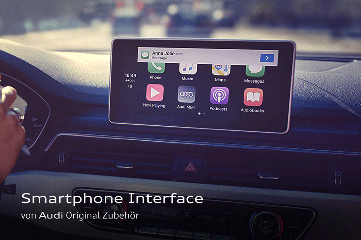 Audi Original Teile_Smartphone Interface