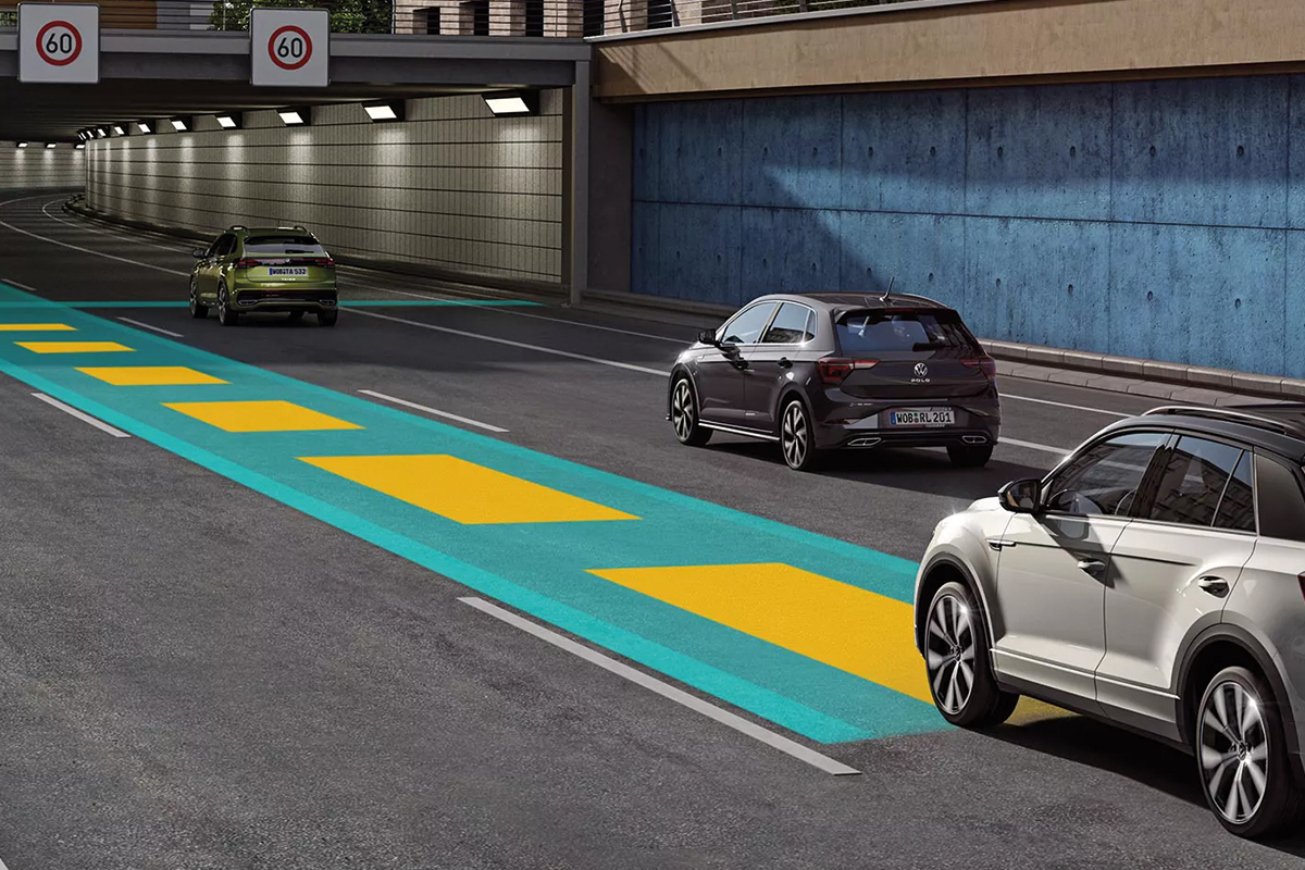 Assistenzsystem des T-Roc Cabrio
