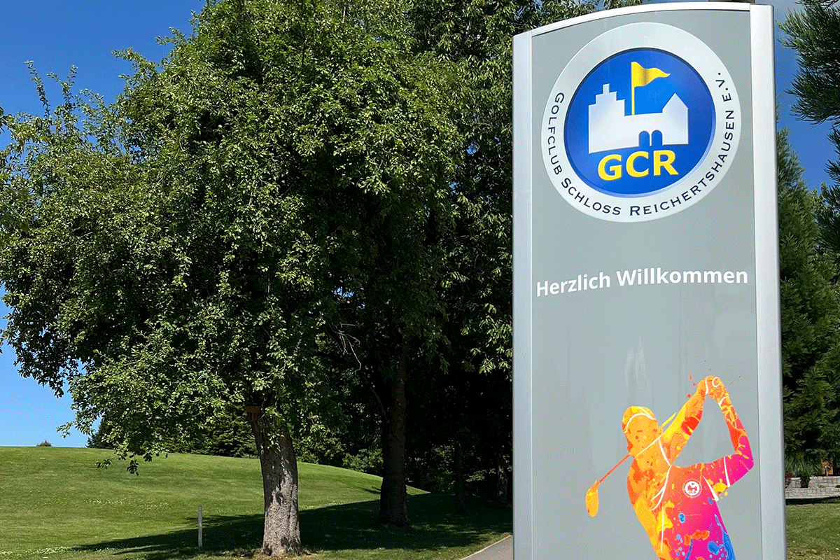 Schild des Golfclub Reichertshausen
