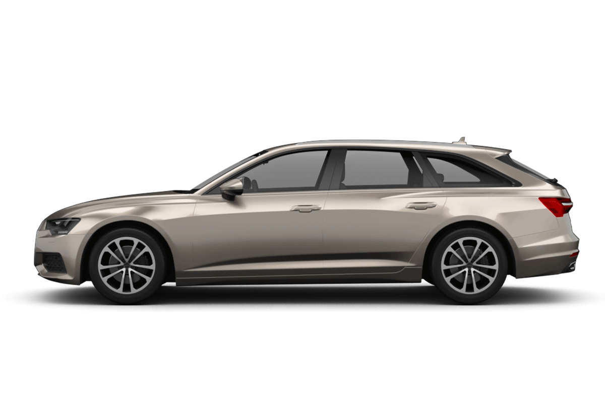 Bild zeigt ein 3D modelle eines Audi A6 von der Seite