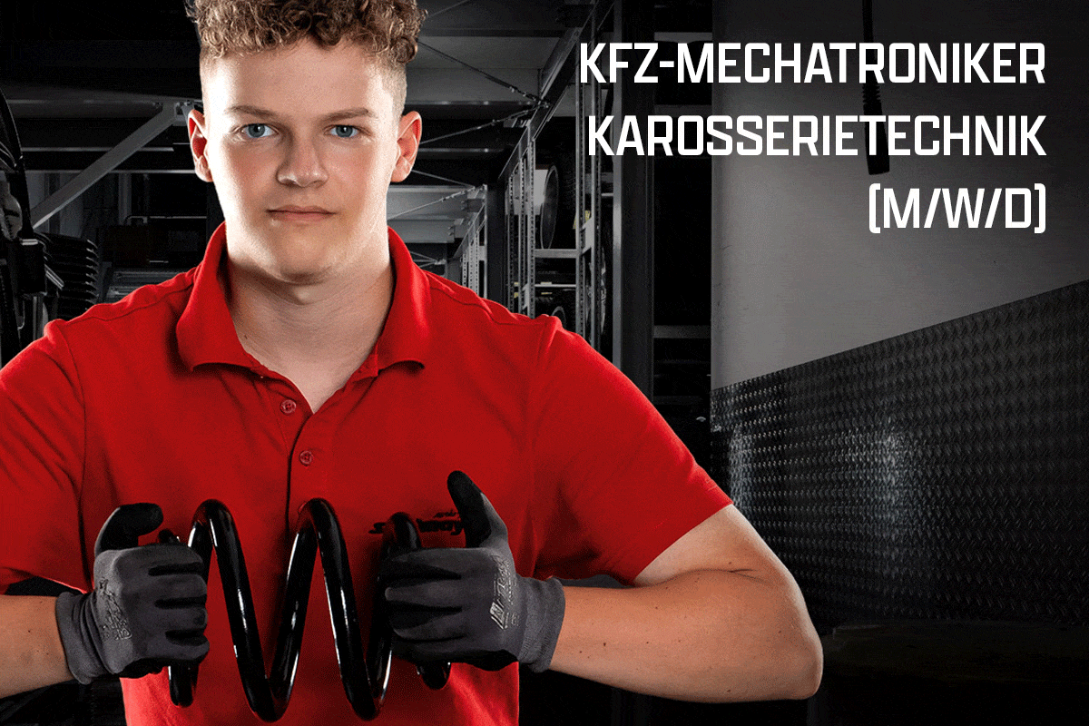 Bild von einem Karosserietechniker.