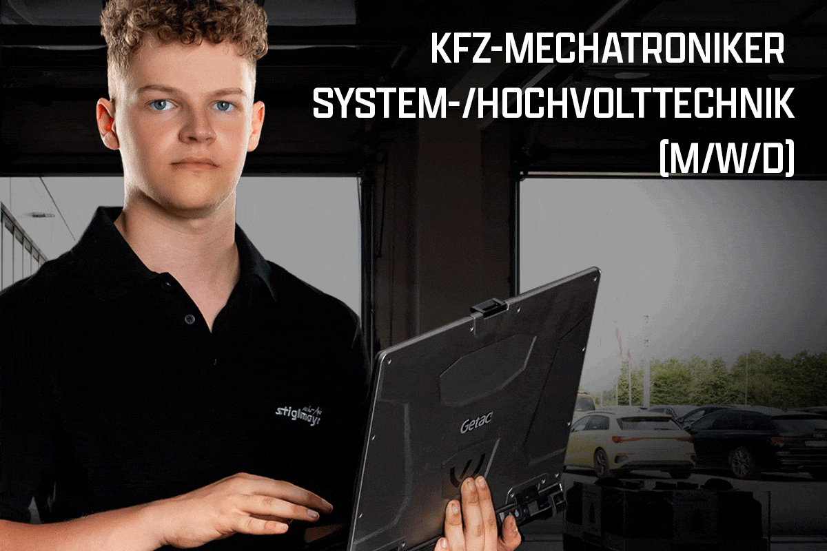 Kfz-Mechatroniker für System- und Hochvolttechnik.